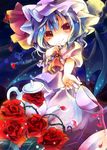  bad_id bad_pixiv_id cup flower kedama_milk remilia_scarlet rose solo tea teacup touhou 