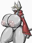  anthro big_breasts breasts clothed clothing erect_nipples female final_fantasy final_fantasy_ix freya_crescent hair half-dressed huge_breasts hyper hyper_breasts hyperburd mammal nipples rodent skimpy solo thick_thighs video_games voluptuous white_hair wide_hips 