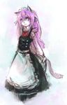  blue_eyes cat copyright_request furry hiepita_(1014) long_hair pink_hair solo 