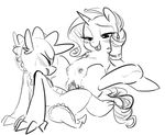  blush clenched_teeth cowgirl_position cum cum_in_pussy cum_inside dragon duo equine eyes_closed female feral friendship_is_magic glo-in-the-dark hair horn male male/female mammal monochrome my_little_pony on_top penetration penis pussy rarity_(mlp) sex simple_background sketch spike_(mlp) spread_legs spreading sweat teats teeth tongue tongue_out unicorn vaginal vaginal_penetration white_background 