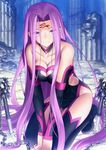  absurdly_long_hair breasts chain cleavage eyes_visible_through_hair fate/grand_order fate/stay_night fate_(series) large_breasts long_hair looking_at_viewer nameless_dagger official_art pink_eyes pink_hair resized rider ruins smile solo takeuchi_takashi tattoo upscaled very_long_hair waifu2x weapon 