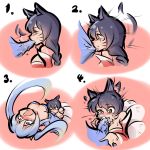  2girls :3 @_@ ahegao ahri animal_ears aqua_hair bare_shoulders black_hair blue_eyes blush braid breasts bulge cheek_bulge cleavage comic cum cum_in_mouth drooling ejaculation erection erection_under_clothes fellatio fox_ears fox_tail futa_with_female futanari hands_on_own_face head_thrown_back heart large_breasts league_of_legends long_hair motion_blur multiple_girls no_panties one_eye_closed open_mouth oral ponytail sona_buvelle standing surprised tail tears tied_hair trembling twintails xia_siren yellow_eyes 