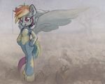  2015 anthro equine female flight_suit friendship_is_magic hair hi_res mammal multicolored_hair my_little_pony pegasus rainbow_dash_(mlp) rainbow_hair skinsuit solo wildhound wings 