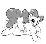  2015 anus butt clitoris cutie_mark disembodied_penis duo earth_pony equine female feral friendship_is_magic glo-in-the-dark hair horse looking_back lying male male/female mammal monochrome my_little_pony on_front penetration penis pinkie_pie_(mlp) pony pussy pussy_juice sex smile solo_focus spread_legs spreading sweat vaginal vaginal_penetration 