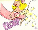  2000 anthro blonde_hair butt chip_&#039;n_dale_rescue_rangers cum cum_on_butt disney duo fatalis_(artist) female gadget_hackwrench hair mammal micro mouse nude penis pussy rodent size_difference sound_effects 