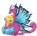  2015 alpha_channel big_breasts blue_nipples breasts busty_feral butterfly_dragon claws dragon dragon_city female feral kappaster looking_at_viewer magenta_skin nipples nude scales scalie simple_background sitting solo transparent_background 