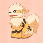  2014 ambiguous_gender arcanine black_fur canine chest_tuft cute feral fur mammal manoreo multicolored_fur nintendo nude open_mouth orange_fur pok&eacute;mon simple_background solo teeth tongue tongue_out tuft two_tone_fur video_games 