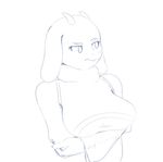  2015 big_breasts breasts caprine clothing cute female frown goat horn long_ears mammal monster robe solo toriel undertale 