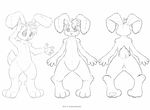  2015 anthro butt confusion cute fur hair jamesfoxbr lagomorph long_ears male mammal nude open_mouth rabbit simple_background solo standing white_background 
