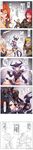  &gt;_&lt; 2boys 4girls absurdres animal_ears blonde_hair blue_eyes breasts bunny_ears bunnysuit cleavage closed_eyes comic ezreal highres hips large_breasts league_of_legends leona_(league_of_legends) long_image mask multiple_boys multiple_girls open_mouth orange_hair purple_eyes red_eyes red_hair riven_(league_of_legends) shaking shyvana spoken_ellipsis surprised sweat syndra tall_image thresh translated waero white_hair yellow_eyes zed_(league_of_legends) 