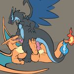  anal anal_penetration charizard covertcanine dragon duo fire lying male male/male mega_charizard mega_charizard_x mega_evolution nintendo on_back penetration pok&eacute;mon sex video_games 