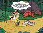  2015 daring_do_(mlp) english_text equine female feral friendship_is_magic horse mammal my_little_pony pegasus pony pony-berserker text wings 
