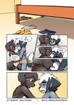  akita anthro bed bedroom blush briefs brown_eyes bulge canine clothed clothes_on_floor clothing comic cub cuddling derek dialogue dog duo english_text eyes_closed fangs fur grey_eyes grey_fur grey_hair grinding hair half-closed_eyes half-dressed harmarist kissing kitaness male male/male mammal milo_skunk on_bed one_eye_closed open_mouth panting pants saliva saliva_string shirt shorts skunk sweater text the_mysteries_of_alfred_hedgehog tight_coupling tongue topless underwear white_fur white_hair white_shirt wide_eyed young 