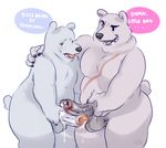  balls bear duo glitter_trap_boy humanoid_penis ice_bear male male/male mammal penis polar_bear uncut we_bare_bears 
