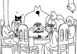  canine dog female greater_dog lesser_dog male mammal monochrome poker toby_fox undertale unknown_artist 