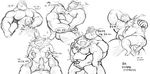  anus balls butt erection fellatio gogoat machoke maldu male male/male monochrome nintendo nude oral orgasm penis pok&eacute;mon sex simple_background solo text translation_request video_games white_background 