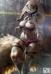  2015 amber_eyes anthro big_breasts breasts clothed clothing cute female hair invalid_tag jacksavage mammal piercing solo tattoo thick_thighs unknown_species wide_hips xopachi 