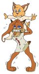  blue_eyes bubsy bubsy_(character) bubsy_the_bobcat child crying feline female jadeyarts_(artist) lynx mammal modern_bubsy space_funeral space_funeral_4 sqrlyjack_(artist) sweat tears wingedtank_(artist) young 