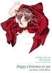  animal_ears barefoot breasts cat_ears copyright_request dress hits large_breasts red_dress snow solo sumeragi_kohaku 