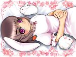  animal_ears brown_hair bunny_ears inaba_tewi red_eyes short_hair solo touhou umigarasu_(kitsune1963) 