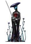  atlus chernobog_(megami_tensei) demon monster mushroom persona shin_megami_tensei sword weapon 