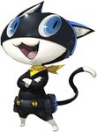  blue_eyes bluw_eyes cat cat_ears cat_tail crossed_arms fang morgana_(persona_5) official_art persona persona_5 scarf solo tail 