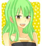  brown_eyes fairy_tail green_hair long_hair natsu_(artist) open_mouth solo visca_mulan 