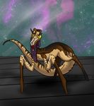  alien alorix bottomless centaur clothed clothing equine eye_less half-dressed horn human mammal onyxia original_species space taur thick_tail 