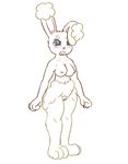  anthro blush breasts buneary female fur lagomorph looking_at_viewer lopunny mammal nintendo nipples nude open_mouth pok&eacute;mon posexe pussy rabbit rodent simple_background solo tongue video_games white_background 