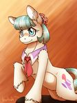  2015 coco_pommel_(mlp) cute earth_pony equine female feral friendship_is_magic horse inuhoshi-to-darkpen mammal my_little_pony pony smile 