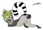  all_hail_king_julien anal anal_insertion anal_penetration anus balls blush butt cartoon crown datsexylemur dreamworks erection feet insertion king_julien lemur lube lubrication madagascar male mammal paws penetration penis perineum primate raised_tail ringtail sex_toy soles sweat toy 