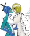  2girls big_breasts breasts large_breasts monster_girl multiple_girls starbound yuri 