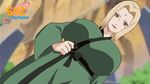  animated bouncing_breasts breasts dress flashing naruto nipples tsunade undressing 