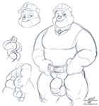  anthro balls bulldog canine dog male mammal paw_patrol penis rubble_(paw_patrol) solo wolfblade 