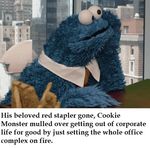  business cookie_monster desk humor office_space sesame_street tagme text 