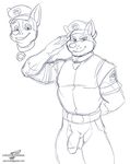  anthro balls canine chase_(paw_patrol) dog german_shepherd male mammal paw_patrol penis solo wolfblade 