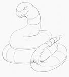  2015 animal_genitalia cloaca ekans female feral looking_at_viewer monochrome naughty_face nintendo pencil_(artwork) pok&eacute;mon presenting presenting_cloaca pussy reptile scalie simple_background sketch slit_pupils snake solo tongue tongue_out traditional_media_(artwork) video_games white_background yaroul 