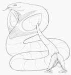  2015 arbok cum cum_on_ground cum_on_penis cum_string erection feral forked_tongue hemipenes male monochrome multi_penis nintendo pencil_(artwork) penis pok&eacute;mon reptile scalie simple_background sketch smile snake solo tongue tongue_out traditional_media_(artwork) video_games white_background yaroul 