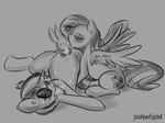  2015 angel_(mlp) equine female feral fluttershy_(mlp) friendship_is_magic group horn jcosneverexisted lagomorph licking male mammal my_little_pony pegasus penetration pussy rabbit sex tongue tongue_out unicorn vaginal vaginal_penetration vinyl_scratch_(mlp) wings 