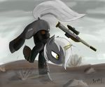  equine fallout_equestria gun horn mammal my_little_pony penby_(artist) psalm_(character) ranged_weapon rifle sniper solo unicorn weapon 