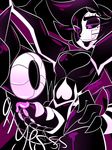  black_hair hair machine male mettaton open_mouth penis robot solo text undertale 