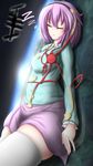  closed_eyes earth giantess hairband heart highres international_space_station komeiji_satori neva open_mouth pink_hair short_hair sleeping solo space thighhighs third_eye touhou zettai_ryouiki 