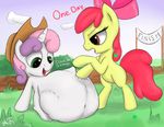 animated apple_bloom_(mlp) augustbebel earth_pony equine female friendship_is_magic horn horse mammal my_little_pony pony sweetie_belle_(mlp) unicorn vore 