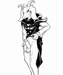  2015 asriel_dreemurr balls bottomless caprine clothed clothing erection fur goat half-dressed horn long_ears male mammal monster penis robe solo undertale unknown_artist 