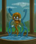  breasts chaos female nipples nude smile solo sonic_(series) tentacles tikal tikal_the_echidna 