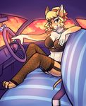  1950s anthro bedroom_eyes blonde_hair bra breasts canine car chihuahua clothed clothing combatraccoon dice dog female first_person_view garter hair half-closed_eyes legwear looking_at_viewer mammal necklace orange_eyes pantyhose scarf skimpy solo underwear vehicle 