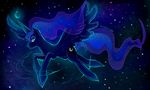  2015 blue_eyes blue_hair cutie_mark equine friendship_is_magic hair horn mammal moon my_little_pony princess_luna_(mlp) skyeypony solo sparkles winged_unicorn wings 