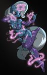  2015 anthro anthrofied bra breasts cleavage clothed clothing elbow_gloves equine friendship_is_magic gloves horn legwear magic mammal my_little_pony panties purple_eyes sparkles stockings theburningdonut trixie_(mlp) underwear unicorn 