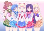  :d aino_minako bad_id bad_pixiv_id bishoujo_senshi_sailor_moon black_hair blonde_hair blue_bow blue_choker blue_eyes blue_hair blue_sailor_collar blue_skirt bow brooch brown_hair choker copyright_name cowboy_shot double_bun double_v earrings elbow_gloves gloves green_choker green_eyes green_sailor_collar green_skirt hair_bobbles hair_bow hair_ornament hairpin half_updo highres hino_rei inner_senshi jewelry kino_makoto long_hair magical_girl mizuno_ami multiple_girls open_mouth orange_choker orange_sailor_collar orange_skirt pink_bow pleated_skirt ponytail purple_bow red_bow red_choker red_sailor_collar red_skirt sailor_collar sailor_jupiter sailor_mars sailor_mercury sailor_moon sailor_moon_musical sailor_senshi_uniform sailor_venus saki_(hxaxcxk) short_hair skirt smile star star_earrings tiara tsukino_usagi twintails v white_gloves yellow_bow 