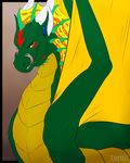  dragon feral forked_tongue green_skin male nalothisal tagme tartii tongue tongue_out 